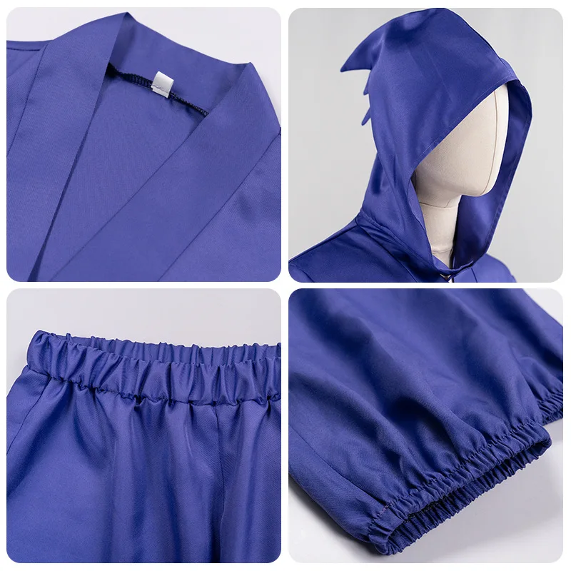 Anime Nintama Rantarou Cosplay Costume Ninjutsu Academy Performance Costumes Ninja Boy Rantaro Karate Cosplay Costumes