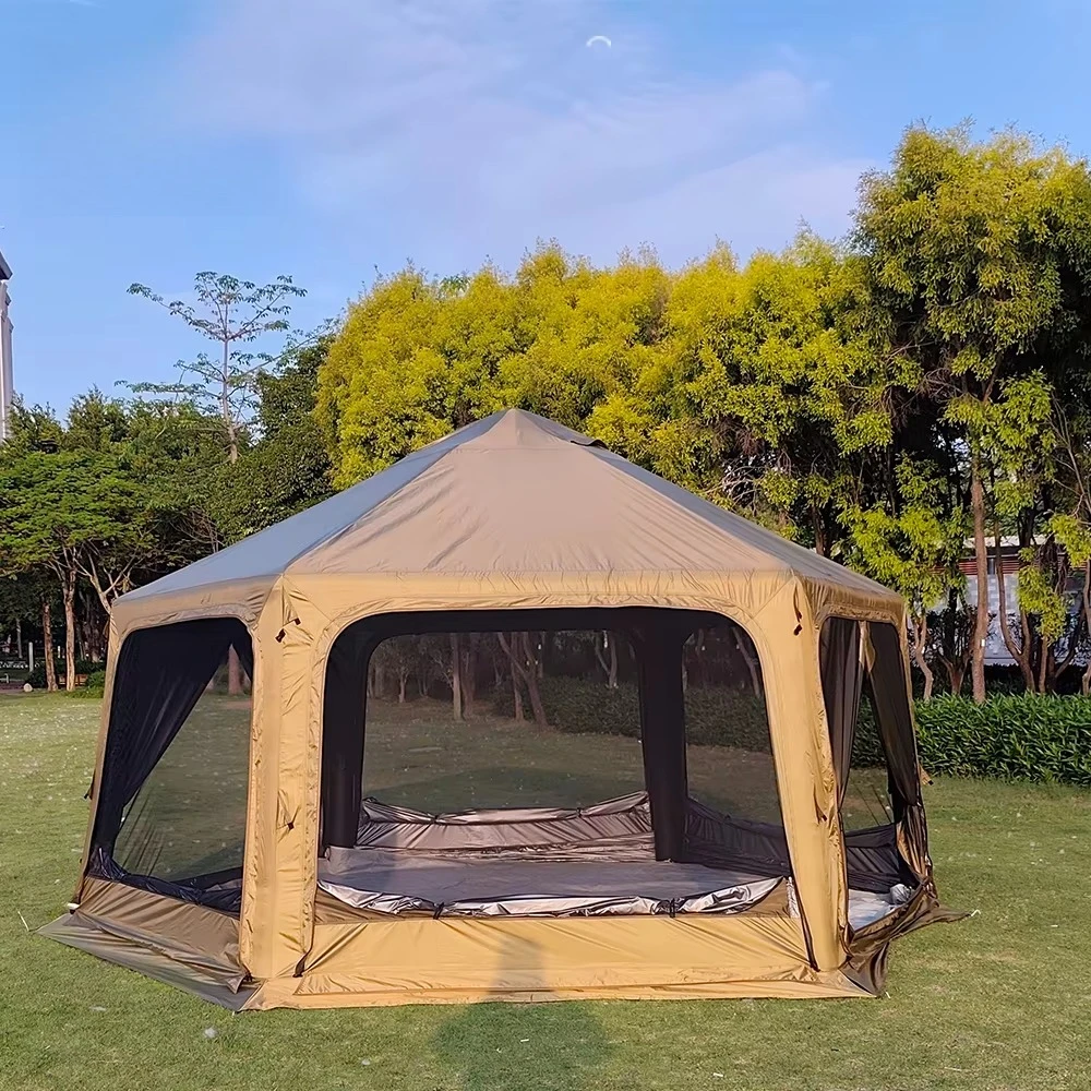 jw-16 Square Meter 172 Square Feet Marvelous Family Group 12 - 14 Person Inflatable Camping Tent for Outdoor Events