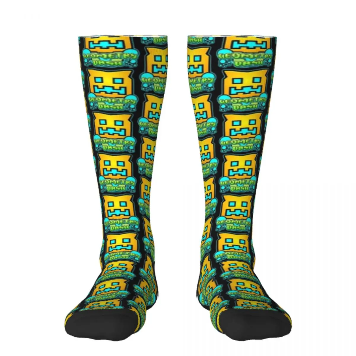 

Geometry Dash Socks Heating sock christmas gift Running Luxury Woman Socks Men's