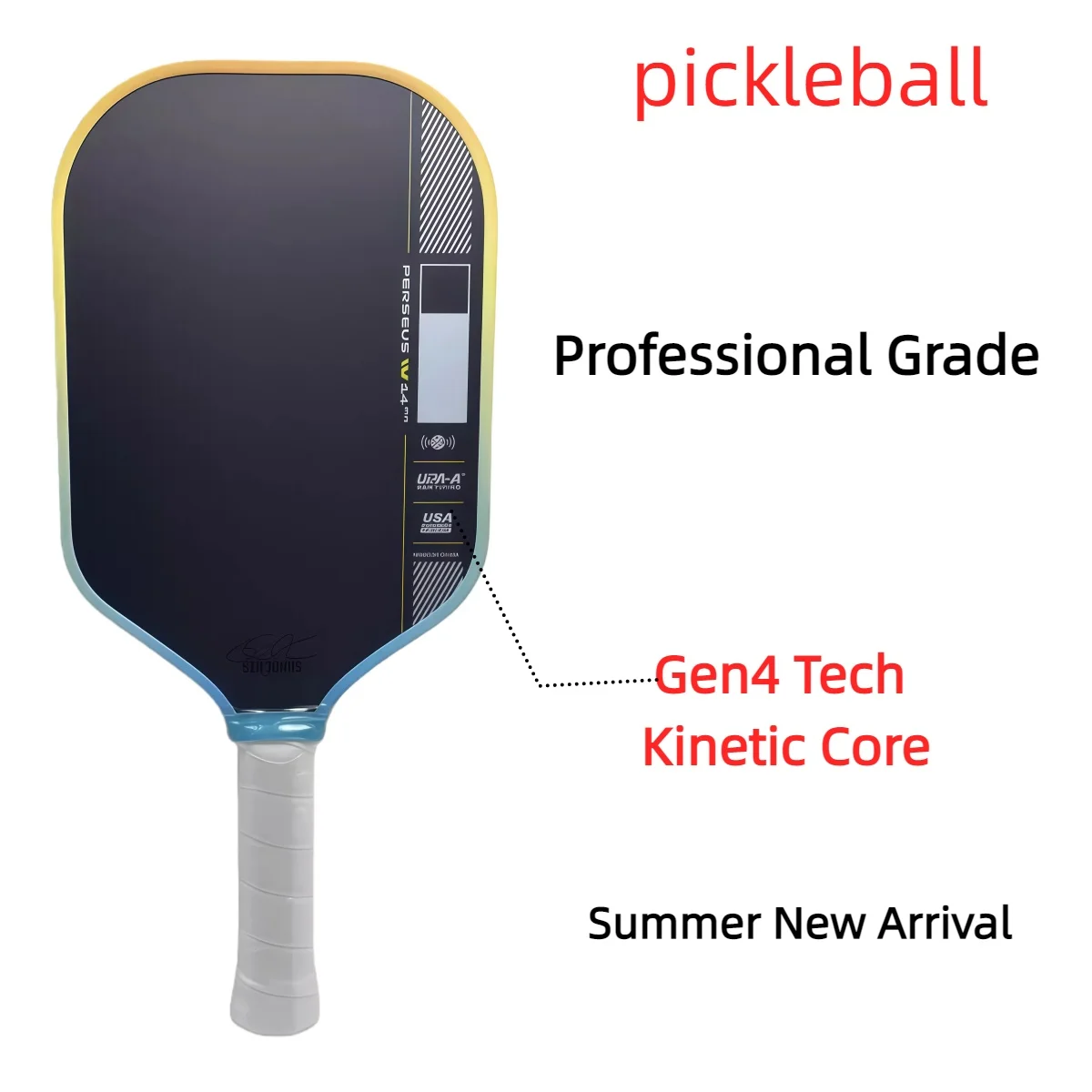 Pickleball Paddle Set with Hot-Pressed Toray T700 Carbon Fiber & 4th Gen Core, Same as Top Brand