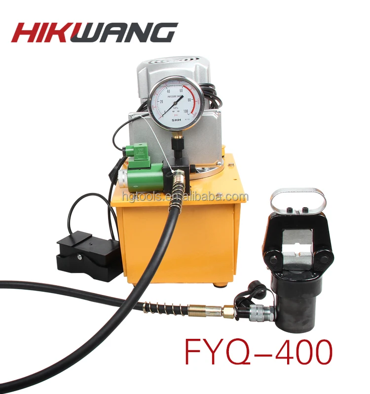 رخيصة الثمن FYQ-400 24mm السكتة الدماغية 16-400mm2 أدوات تجعيد الأسلاك الهيدروليكية #4