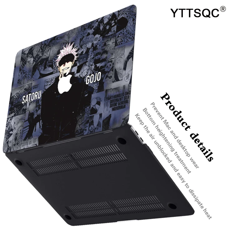 Imagem -04 - Concha Dura para Laptop Jujutsu Kaisen Anime Satoru Gojo Capa para Macbook Air m2 m1 Pro 13 14 16 Mac A2681 A2337 A2338 A2681