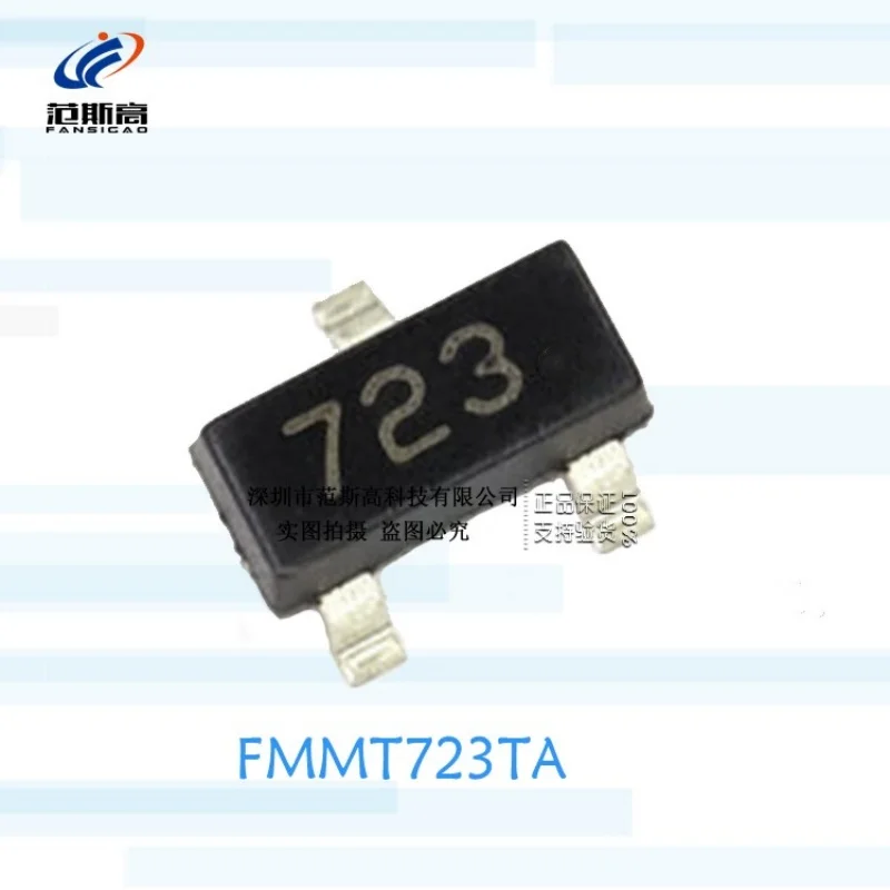 1pcs/lot Original Fmmt723ta Sot-23 Silk Screen 723 Pnp 100v 1a Chip Transistor Diodes Us and Taiwan