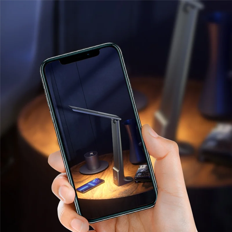 AY03-LED Folding Desk Lamp Charging Touch Control Dimmable Desktop Eye Protection Reading Study Office Bedroom Bedside Lamp