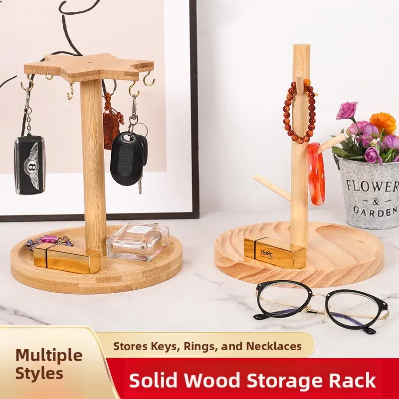 modern-minimalist-desktop-storage-rack-entrance-display-stand-real-wood-key-holder-living-room-decorative-accessories