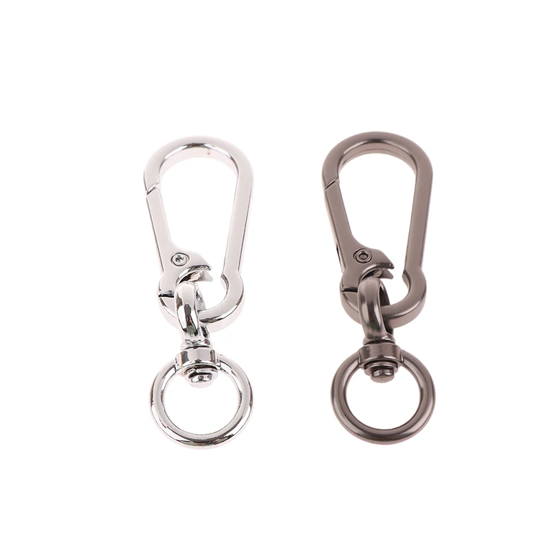 LLavero de hebilla de calabaza de Metal, gancho de escalada, llavero de coche con forma de mosquetón fuerte, accesorios, ganchos, anillo redondo, 1 ud.