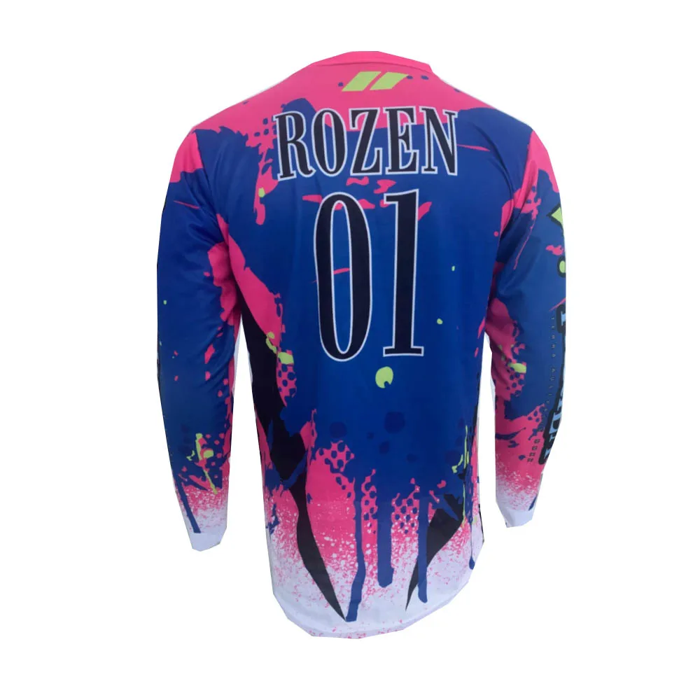 2022  motocross jersey custom moto bmx enduro Jersey Off road mtb long motorcycle  jersey MX Cycling Jersey hombre dh Bicycle