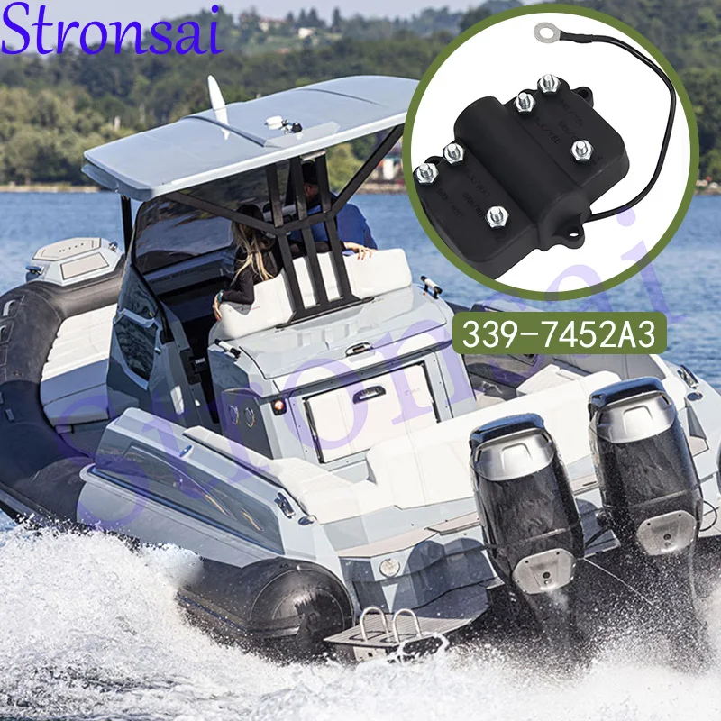 

Блок зажигания CDI, блок зажигания 114-7452A3 339-7452A3 для Mercury 2-цилиндрового 18 20 25 35 40 л.с. CDI Box 899883230