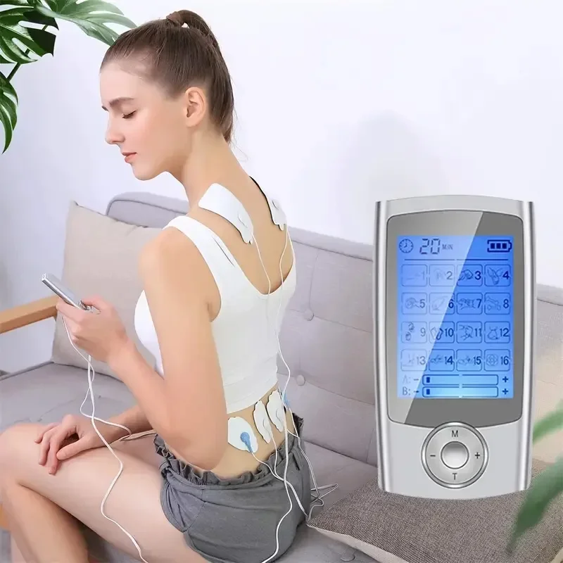 

16 Model Digital Therapy Massager EMS Electric Herald Tens Machine Acupuncture Body Massage Muscle Stimulator Electrostimulator