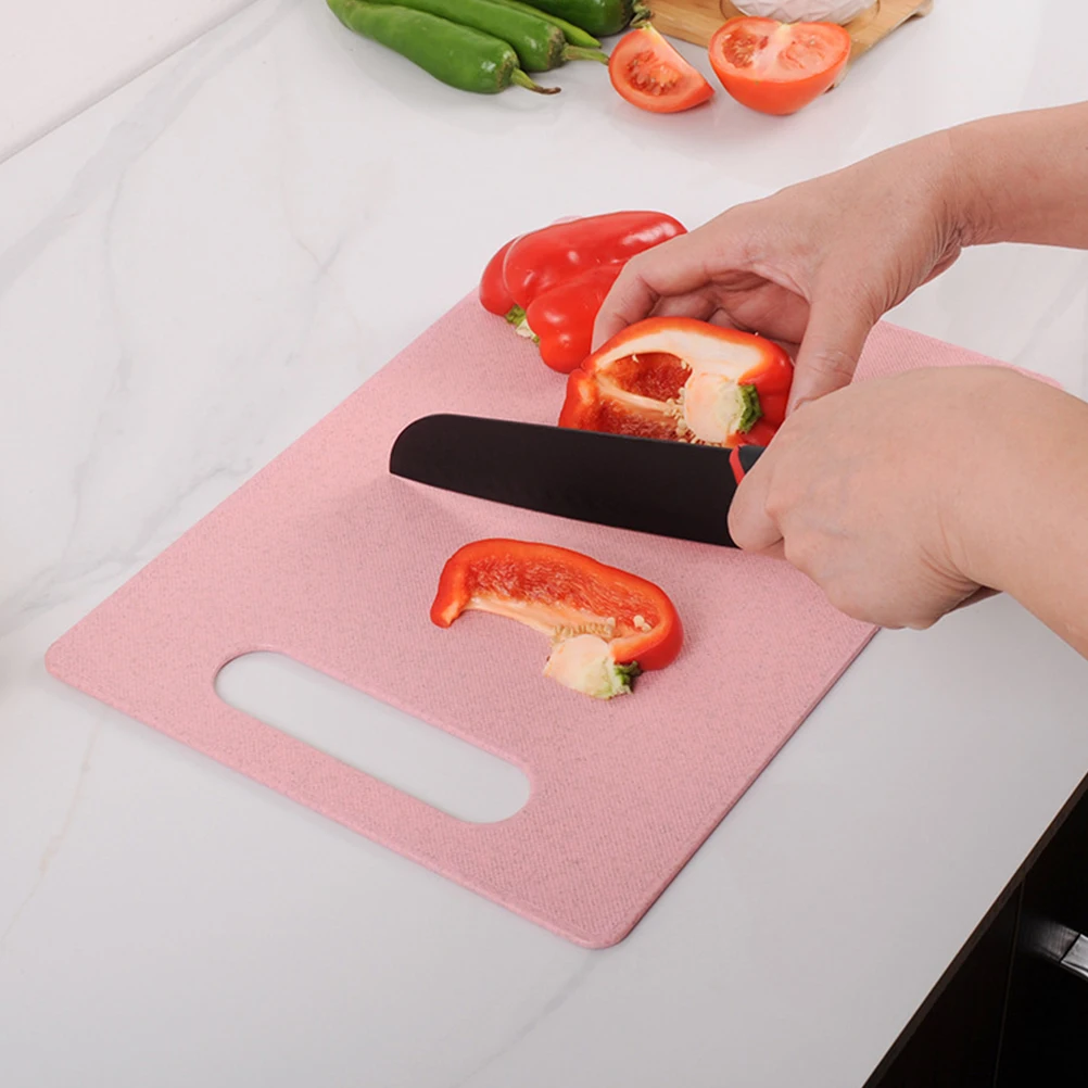 

Разделочная доска из пшеничной соломы, кухонный инструмент, материал премиум-класса, подвесная разделочная доска, безопасные овощи, мясо, рыба, практичное использование