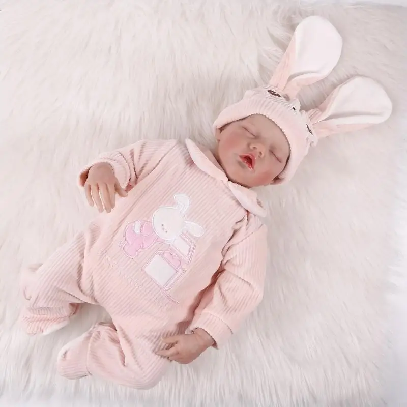 54DA 15,7 RolePlay lalka chłopiec Reborns zabawka kaukaska laleczka bobas świetny prezent dla dzieci