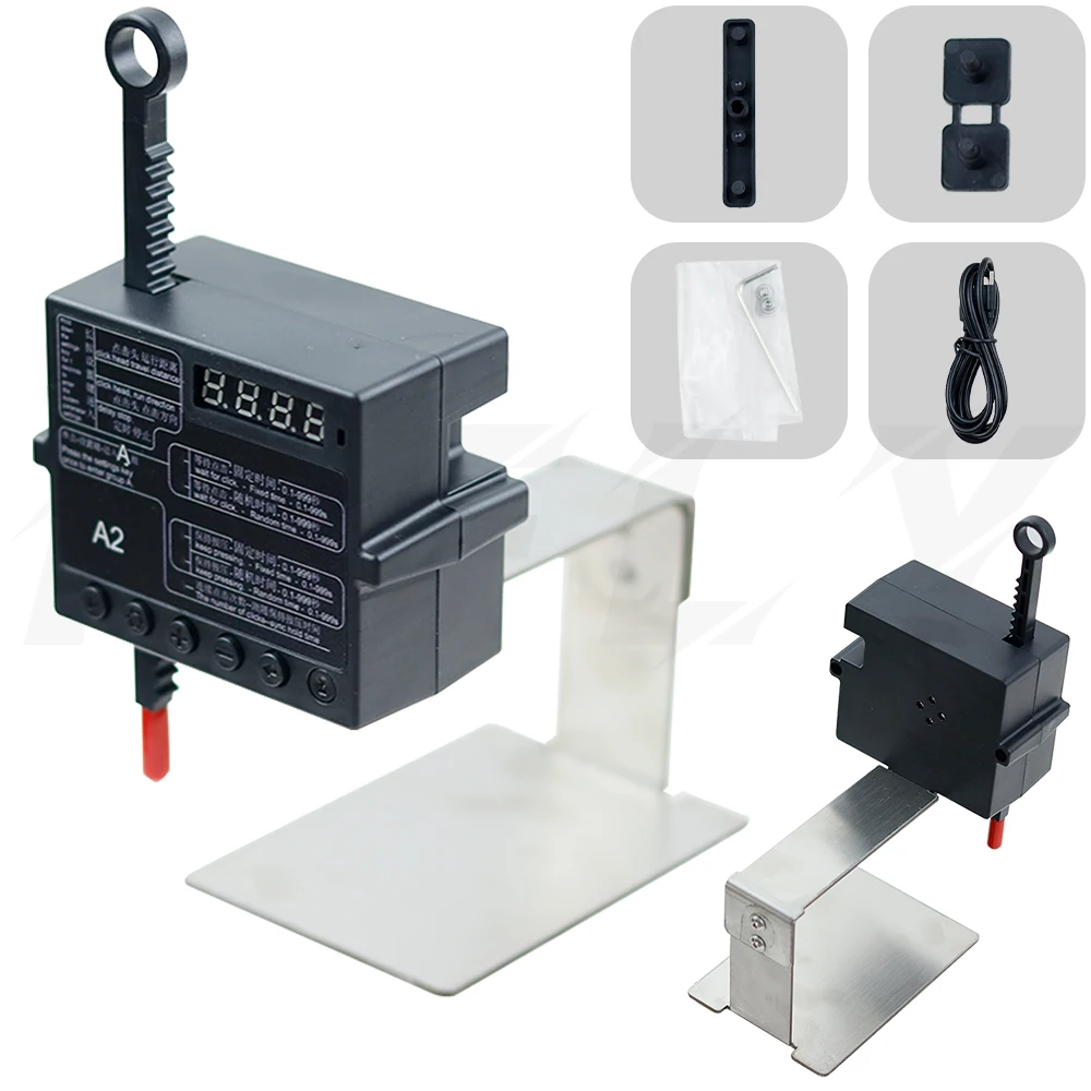 

Auto Keyboard Clicker Tool for DIY Mouse Jiggler Mouse Mover Physical Click, Adjustable Speed Angle Position