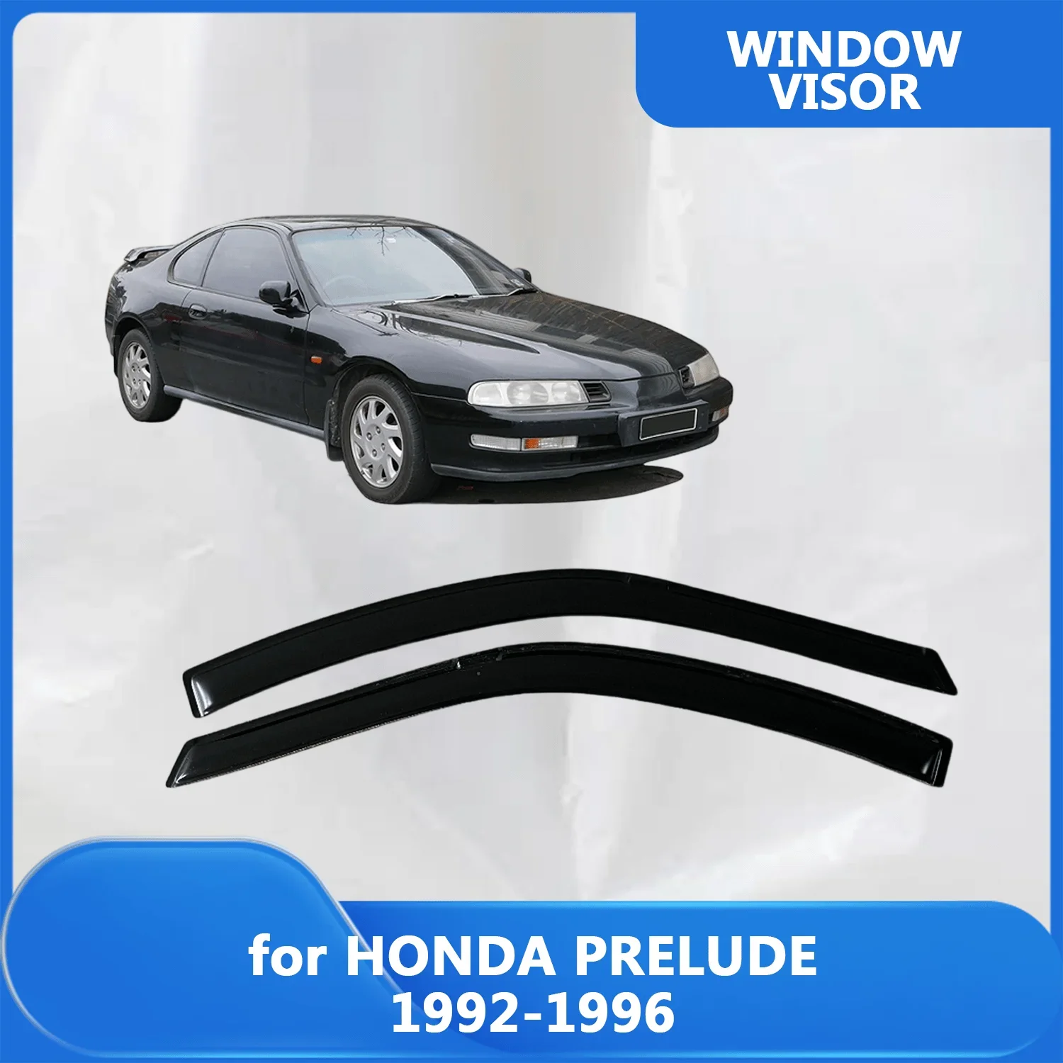 

Window Visor for HONDA PRELUDE 1992 1993 1994 1995 1996 Wind Deflectors Rain Guards Door Visor Vent Shades Ventvisor Sun Rain
