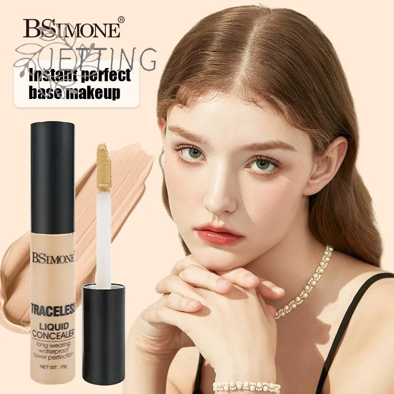 BSIMONE Corrector líquido: poros ligeros para imperfecciones en círculo oscuro - Corrector cremoso que minimiza, acabado natural