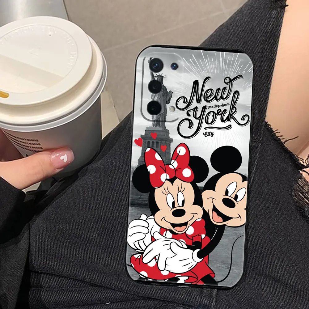 Lovely Mickey Minnie Mouse Cover Phone Case For OPPO Realme 13 12 11 10 9 9i 8 8i 7 7i 6 5 3 Pro Plus TPU Case Funda Coque Shell