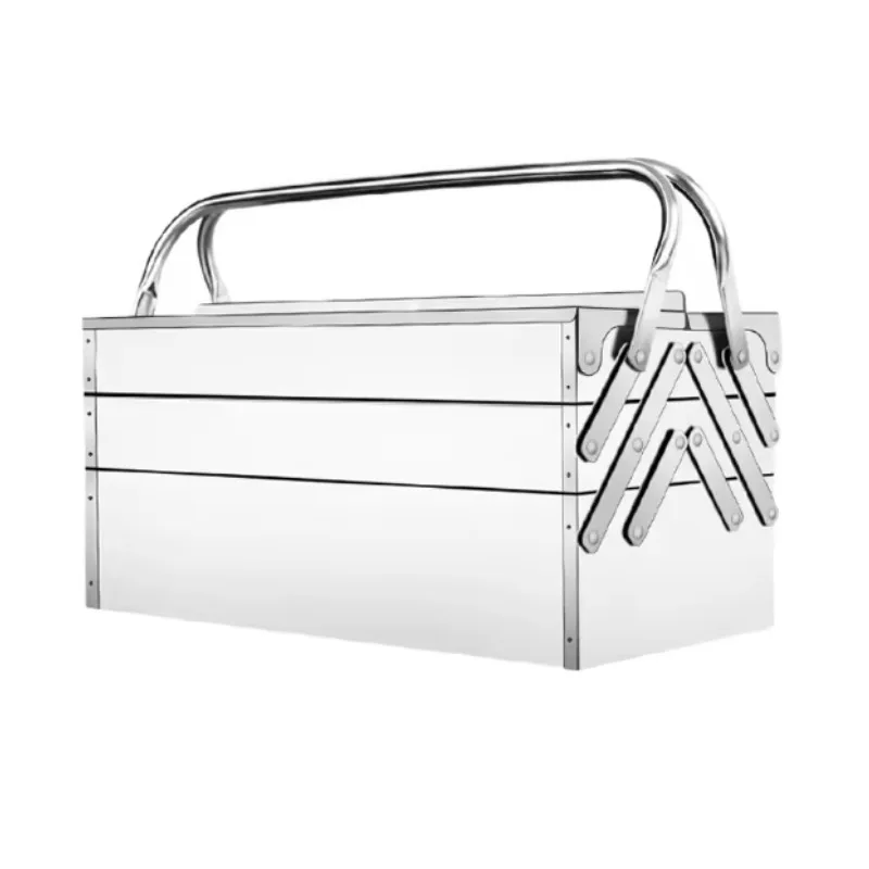 Waterproof Industrial Grade Thickened Stainless Steel Toolbox For Professional Mechanic And Workshop Use