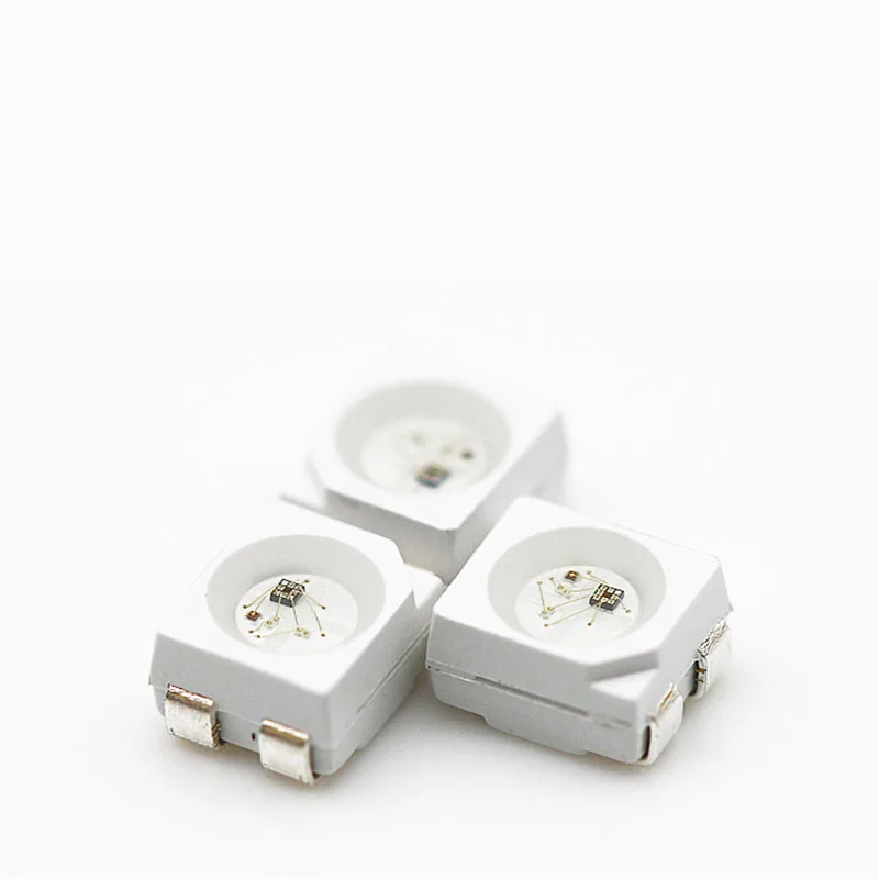 WS2812B-3528 RGB قابل للبرمجة 5 فولت مدمج IC نقطة واحدة تعمل باللمس 3528 RGBW سطح عالي السطوع LED SMD #2