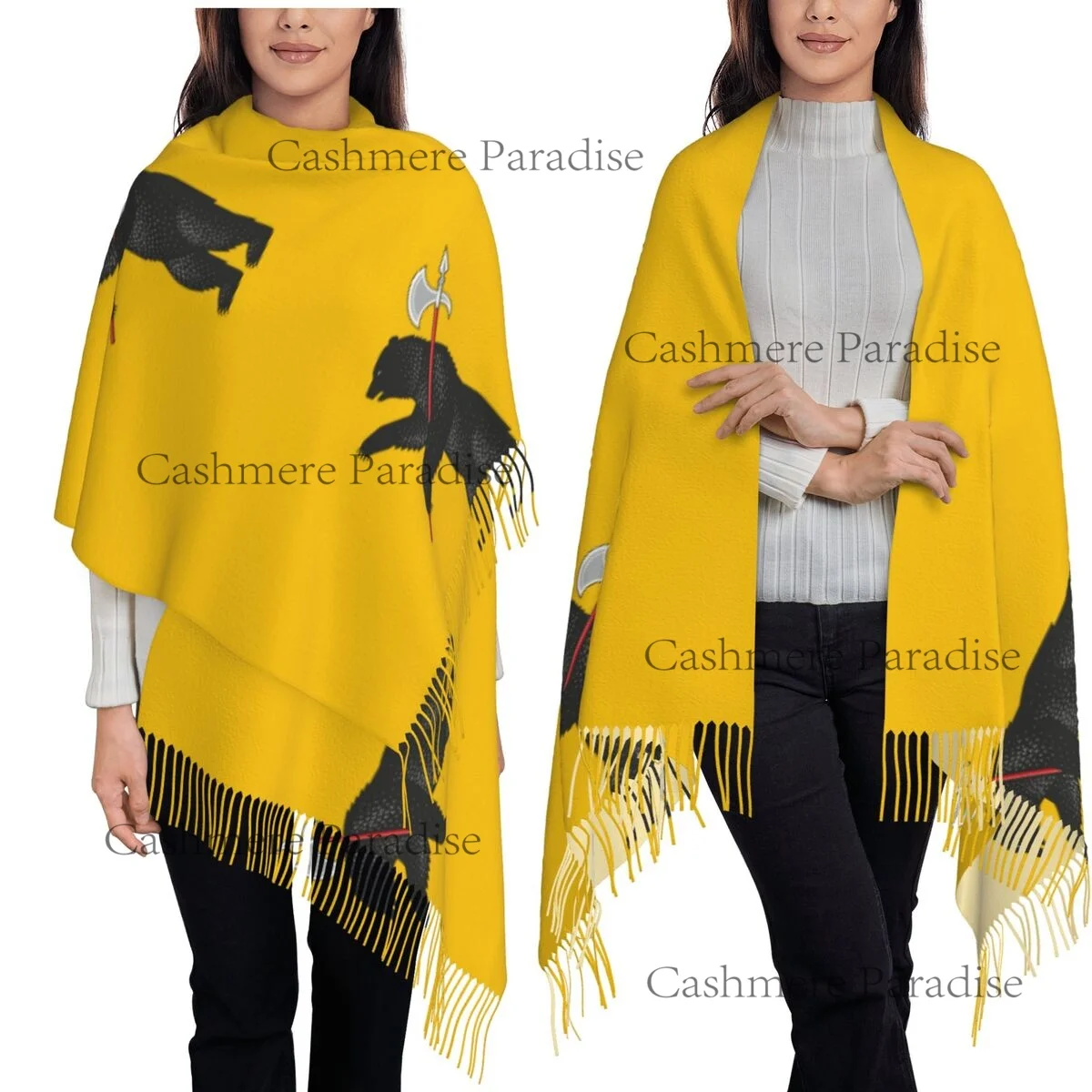 ヤロスラヴリ州旗スカーフ男性女性冬暖かいスカーフショールラップ