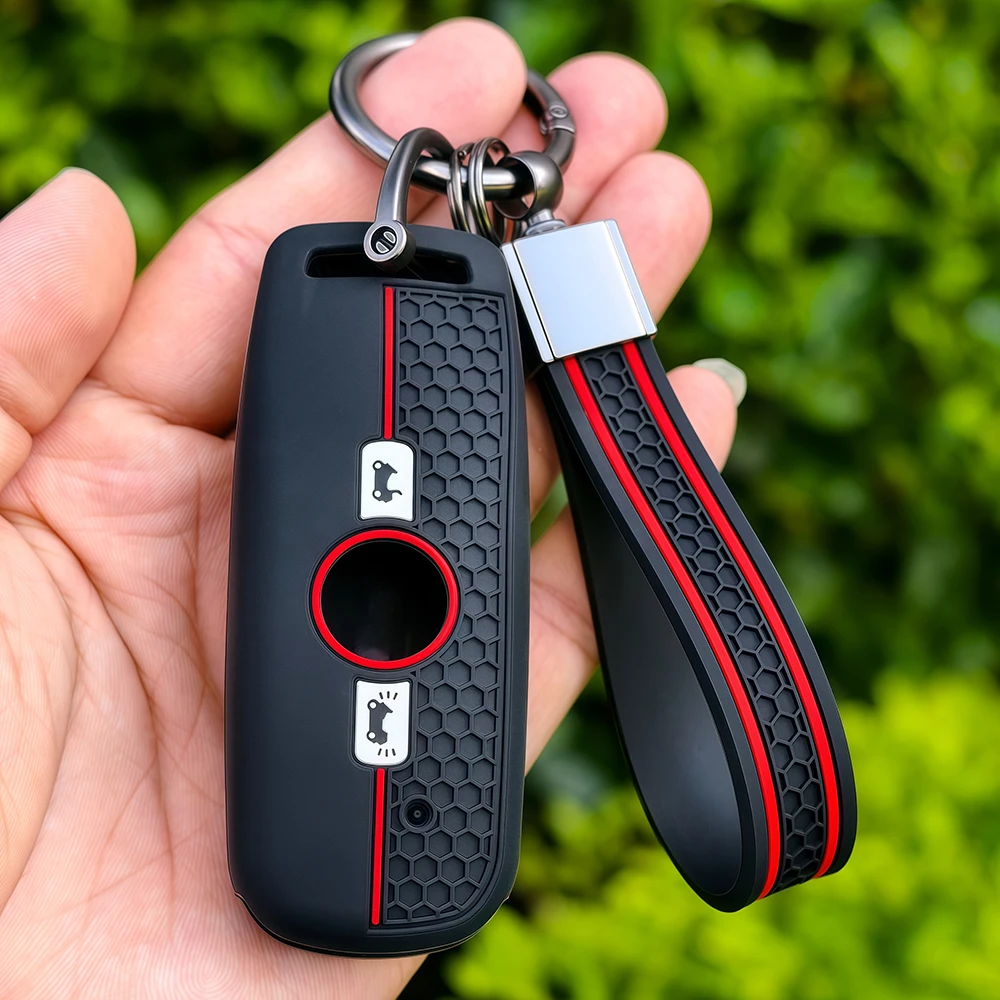 Keychain For Honda Goldwing 1800 2018 2019 2020 GL 1800 Gold Wing GL1800 Motorcycle Silicone Key Shells Key Case Key Protection - view 6