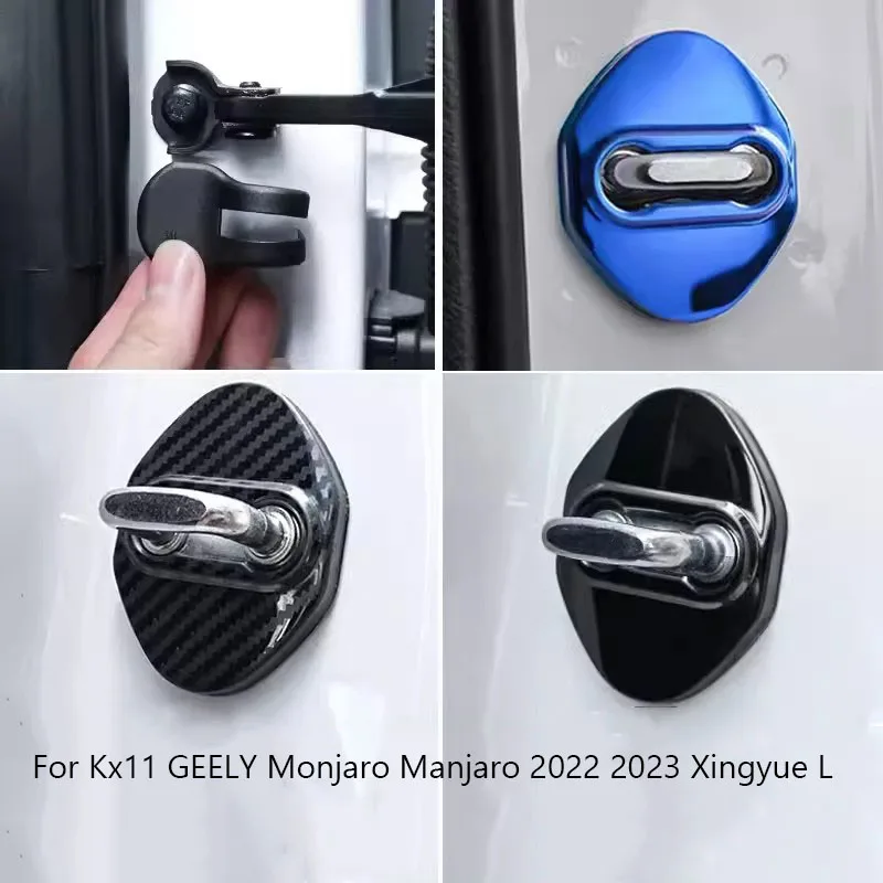 For Kx11 GEELY Monjaro Manjaro 2022 2023 Xingyue L Screw Cap Decorative Cover Car Door Lock Buckle Protective Accessories NEW