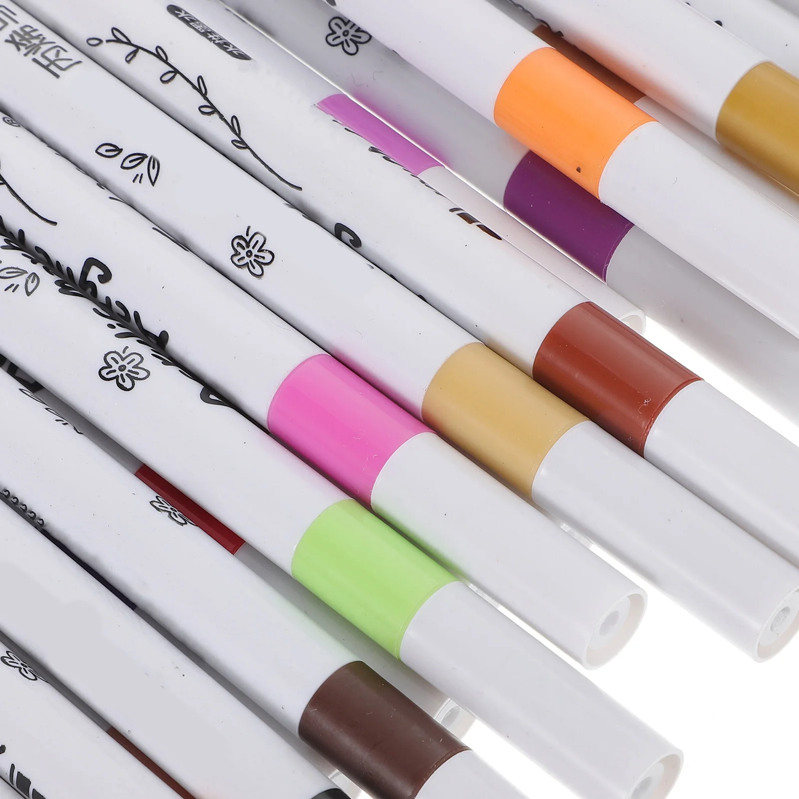36 قطعة علامات طلاء أكريليك طرف رفيع قلم مرن للرسم تلوين رسم سكرابوكينغ لوازم فنية مجموعة هدايا للبالغين