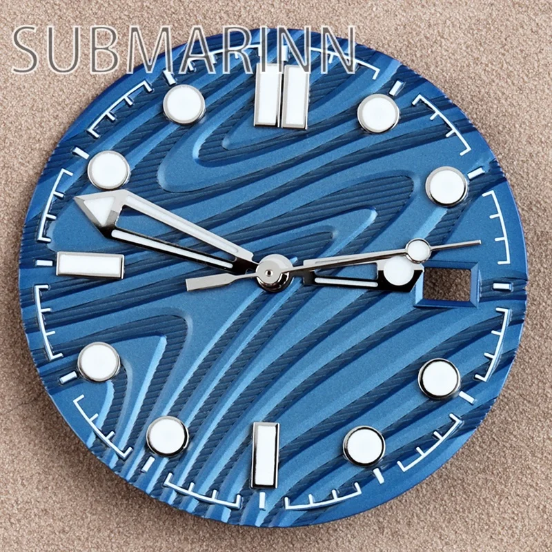 

31mm NH35 Watch Dial Green Luminous For Seamaster Dial fit NH35 NH36 Movement High-Quality Watch Dial Modification Accessories