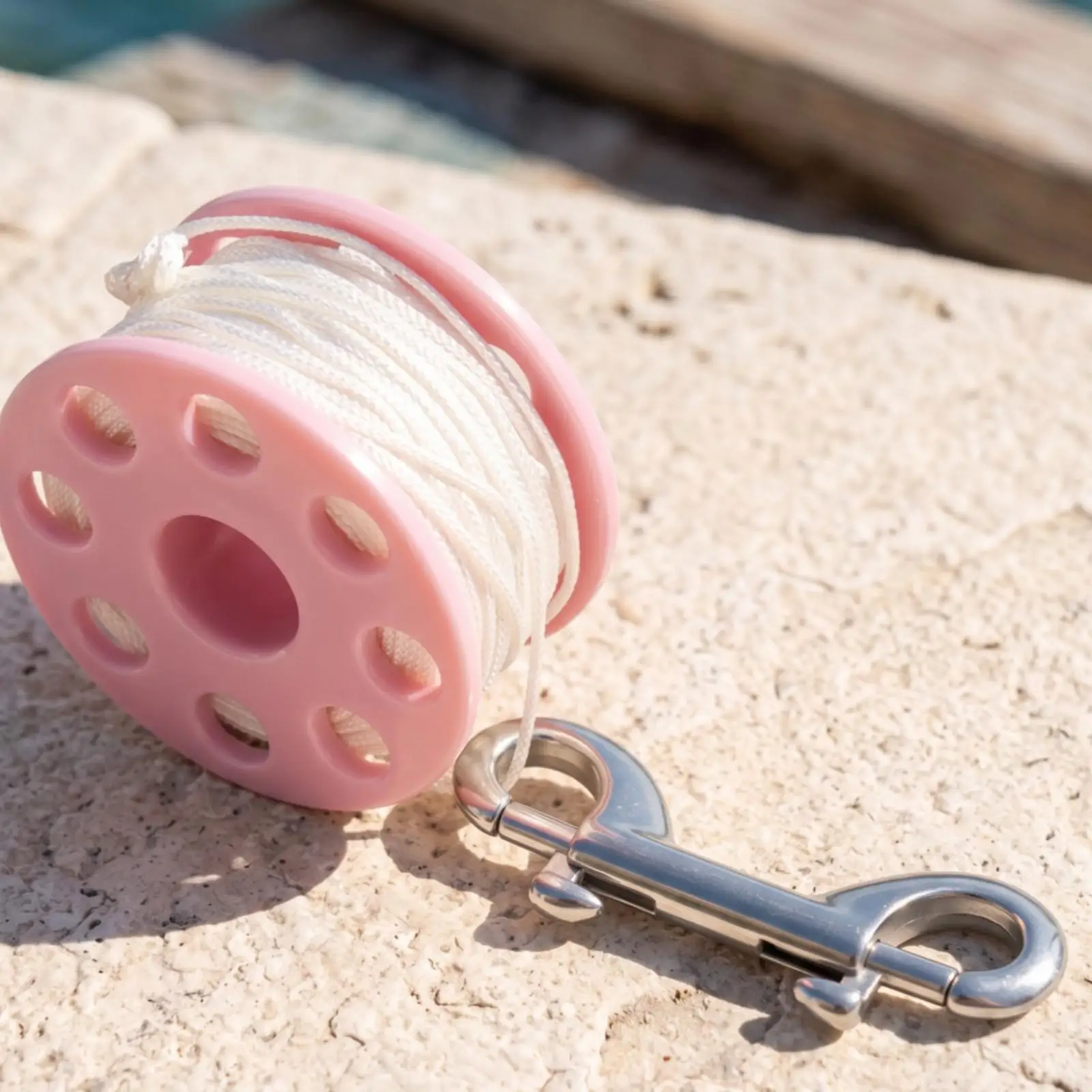 Picture 5: Scuba Diving Finger Spool Easy to Use Diving Line Reel with Snap Hook Compact