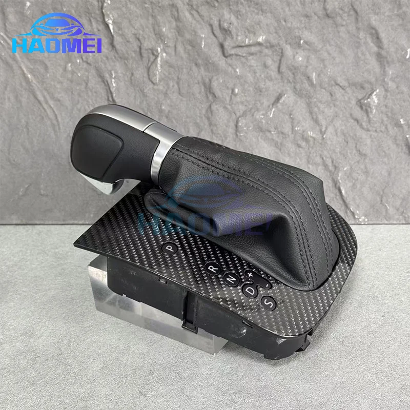 

Suitable for Golf 6 MK6 G T I Jetta MK6 GLI, DSG shift knob cover with black stitching,