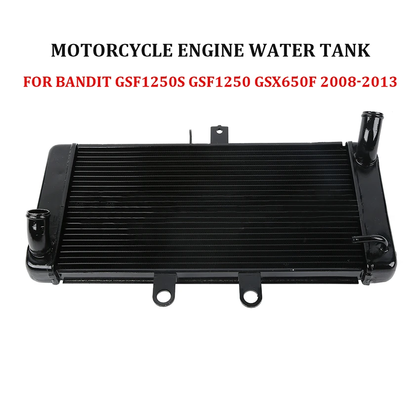

Motorcycle Radiator Engine Aluminum Cooler Assembly Cooling Water Tank For SUZUKI BANDIT GSF1250S GSF1250 GSX650F 2008~2013