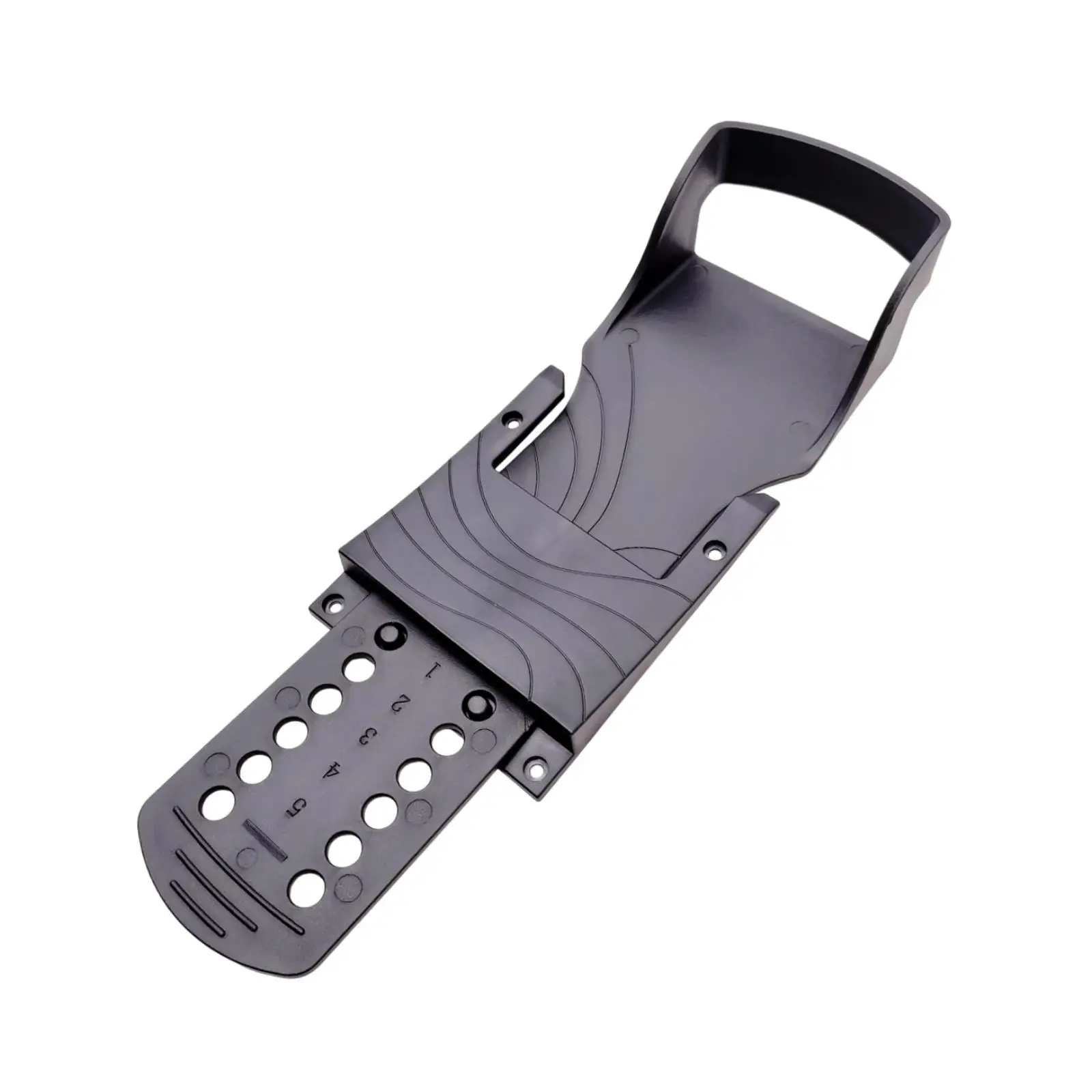 Rowing Machine Hometrainer Pedal ABS Material Gray Non Slip Replacement Foot Plate for Indoor Rower Fitness Workouts