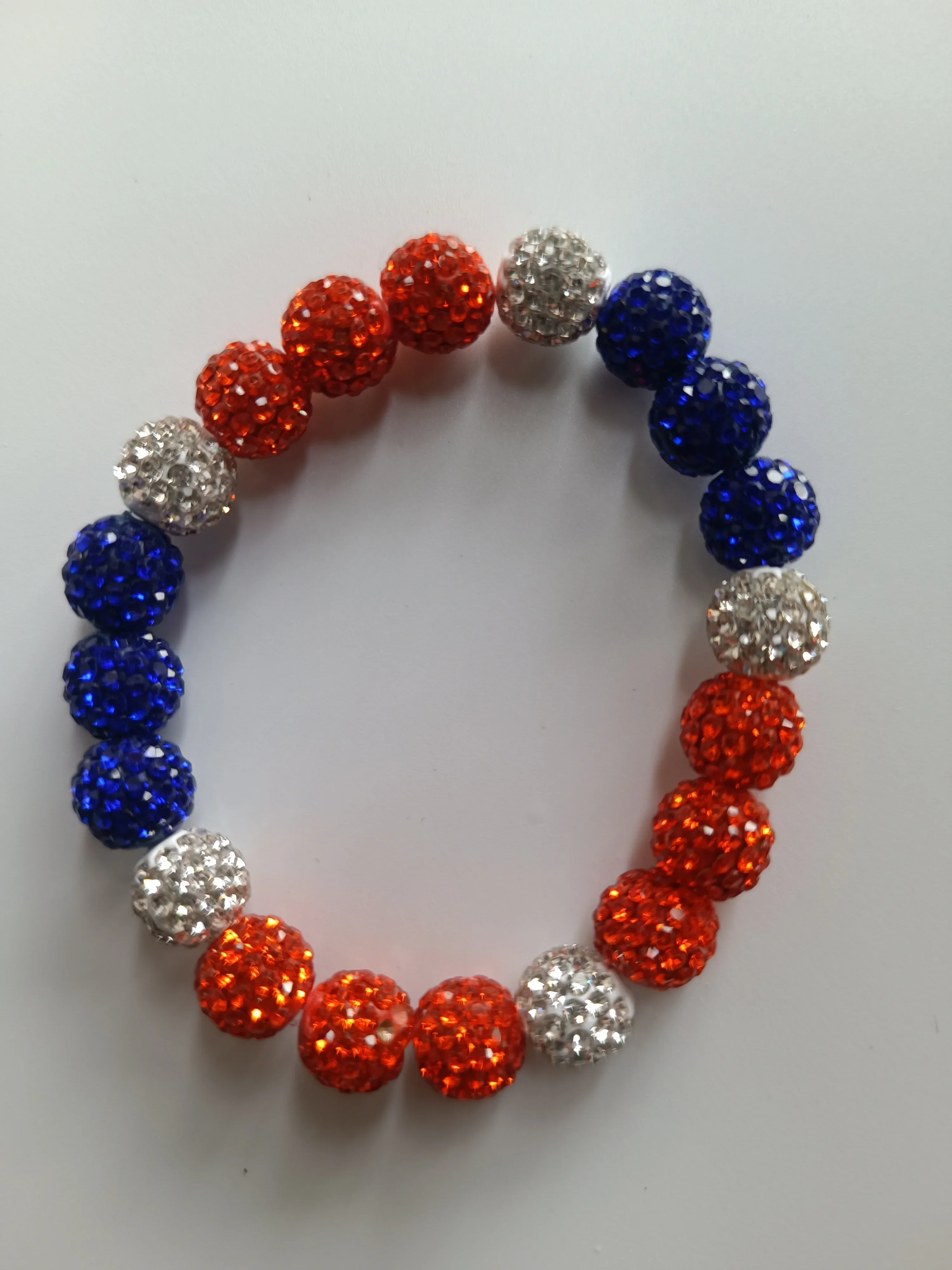 1pcs 10mm Baseball bracelet for Men Bling Rhinestone Ball Beaded bracelet  baseball Players Lovers Inspired Jewelry g2