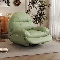 Space cabin single sofa rocking chair cream reclining living room multi-functional electric massage chair lazy sofa solid wood