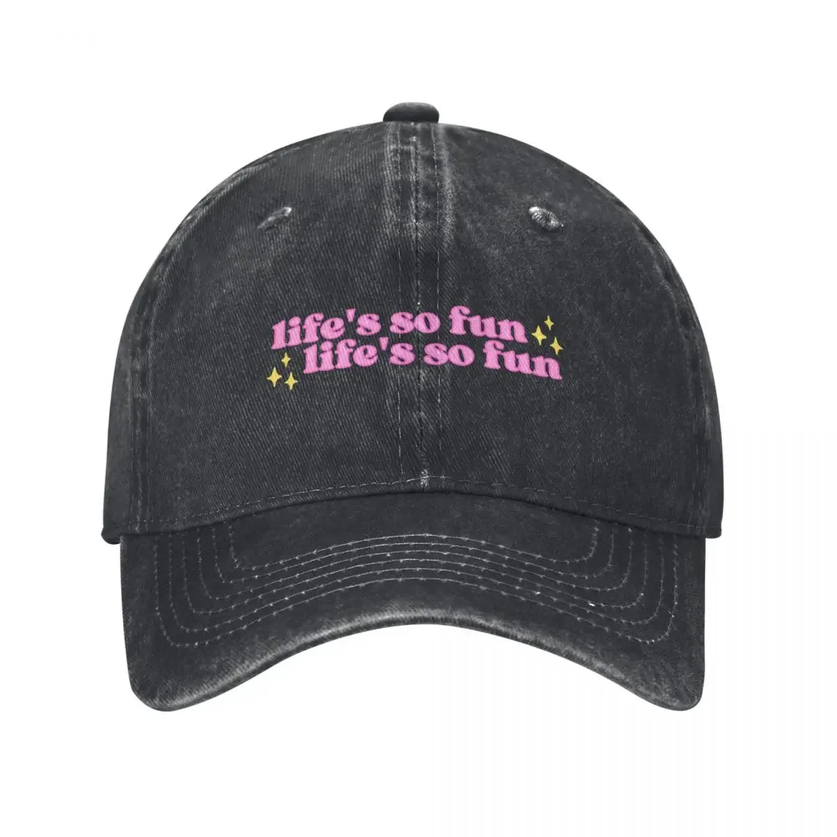 

life's so fun, life's so fun | Silk Chiffon, MUNA feat Phoebe Bridgers Baseball Cap Beach western Hat Women's Beach Outlet Men's