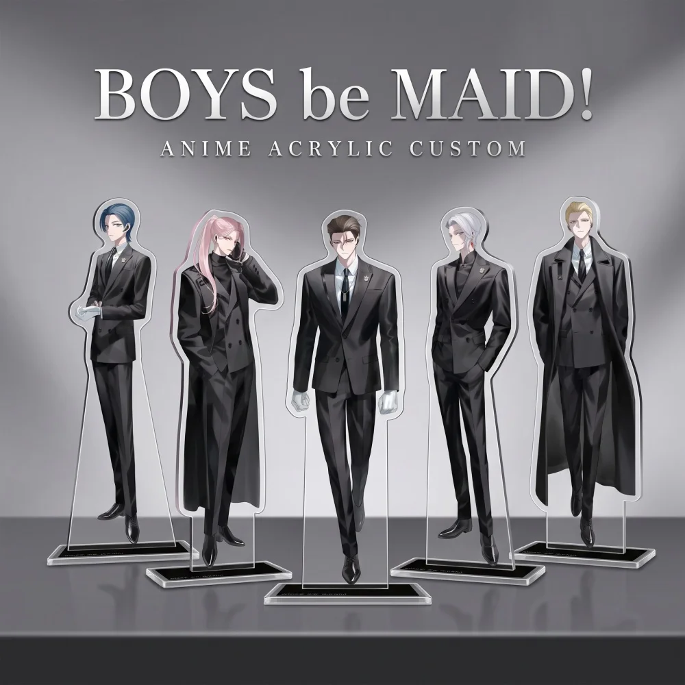 Boys Be Maid Acrylic Stand Keychain Takashina Ranto Kisaki Yoka Amaki Rou Character Merch Custom Pattern Available