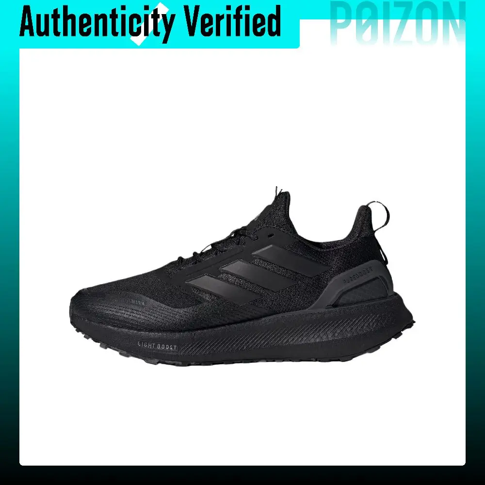 Adidas PUREBOOST 5 Low top Marathon Training Physical Fitness Test & Exam Running Shoes Unisex Black JI0303