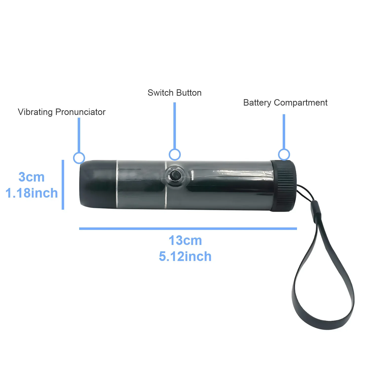 OEM Digital Electronic Larynx, Electronic Speaking Device, Artificial Larynx for Voice Impaired People