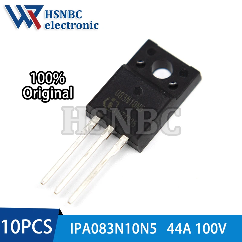 

10PCS IPA083N10N5 083N10N5 IPA083N10N5XKSA1 TO-220F 44A 100V N-channel Power MOSFET Transistor 100% New Original