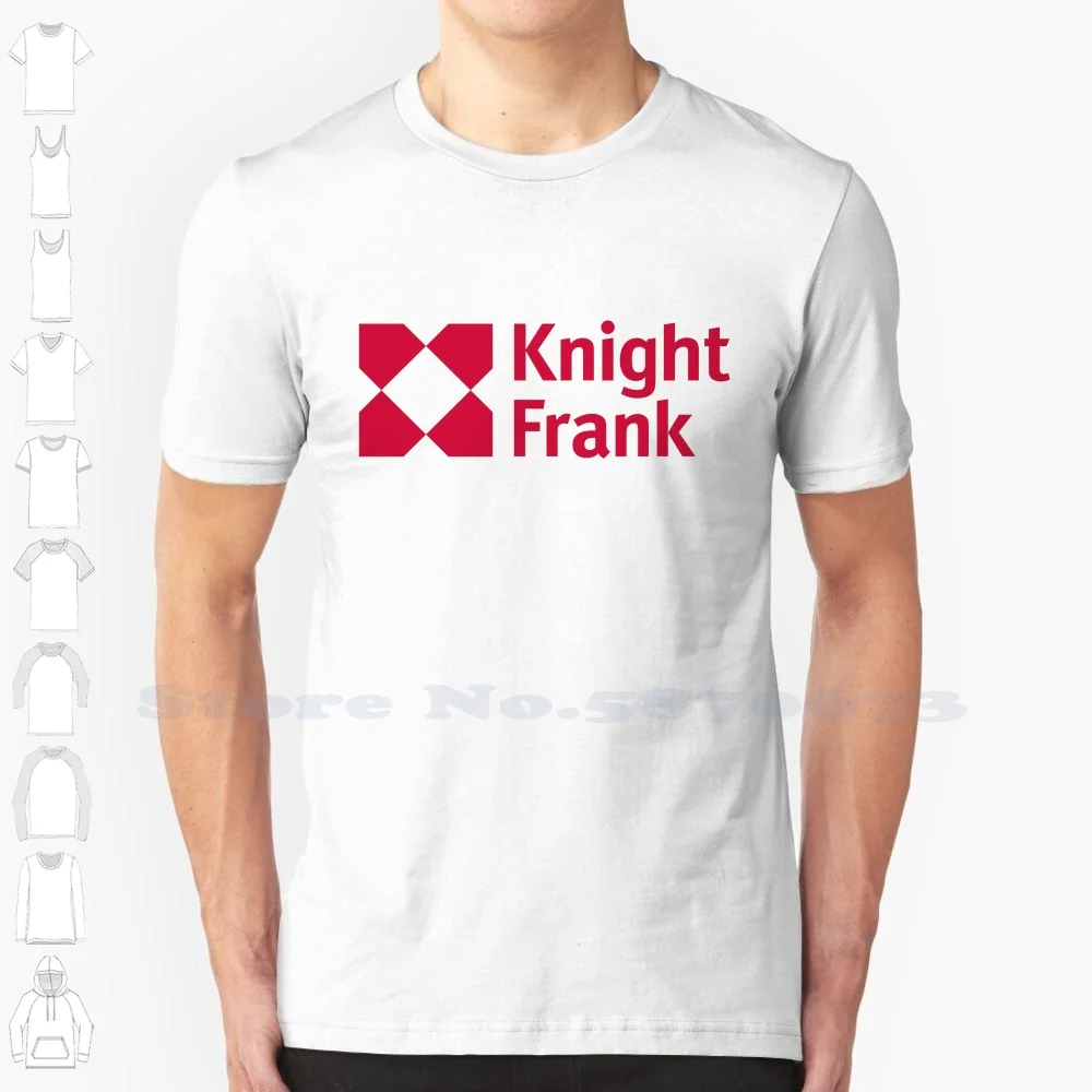 Knight Frank Logo Casual T Shirt Top Quality Graphic 100% Cotton Tees