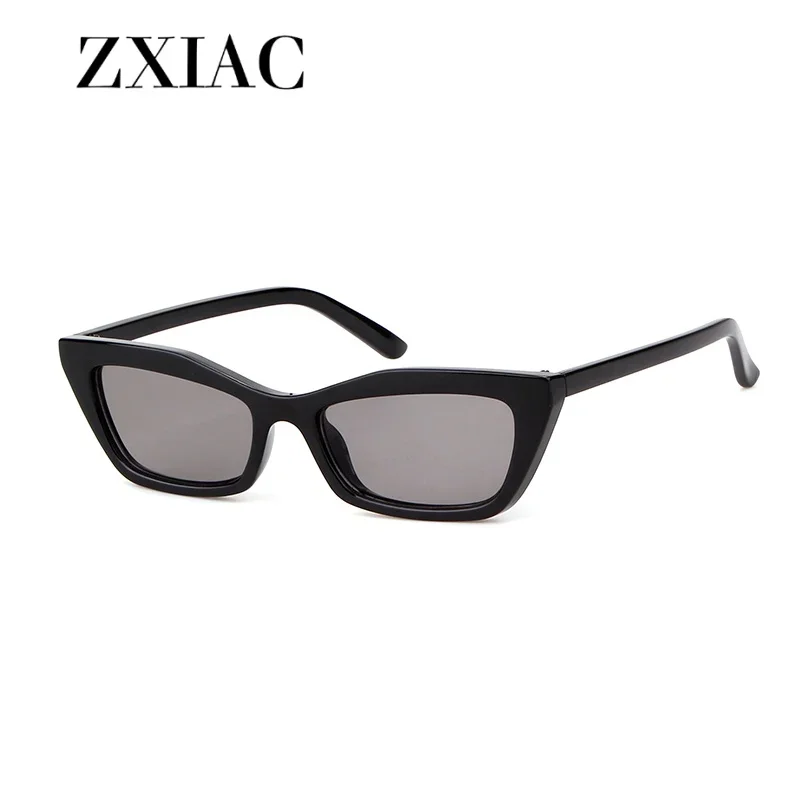 ZXIAC Vintage Red Cat Eye Sunglasses Women Retro 90s Cateye Frame Square Sun Glasses For Men Outdoor Eyewear UV400 lentes de sol