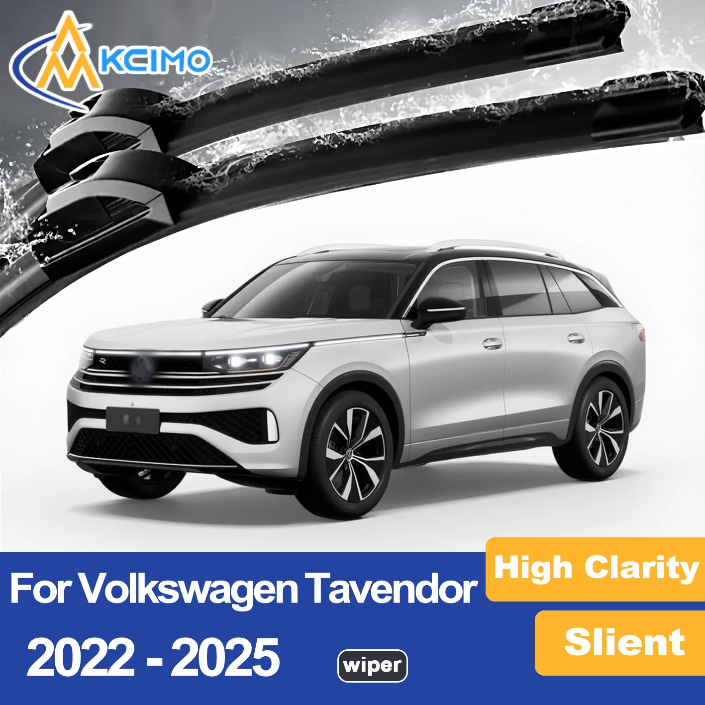 

Premium Wiper Blades for 2022-2025 Volkswagen Tavendor Streak Free Durable Ideal for Clear Visibility