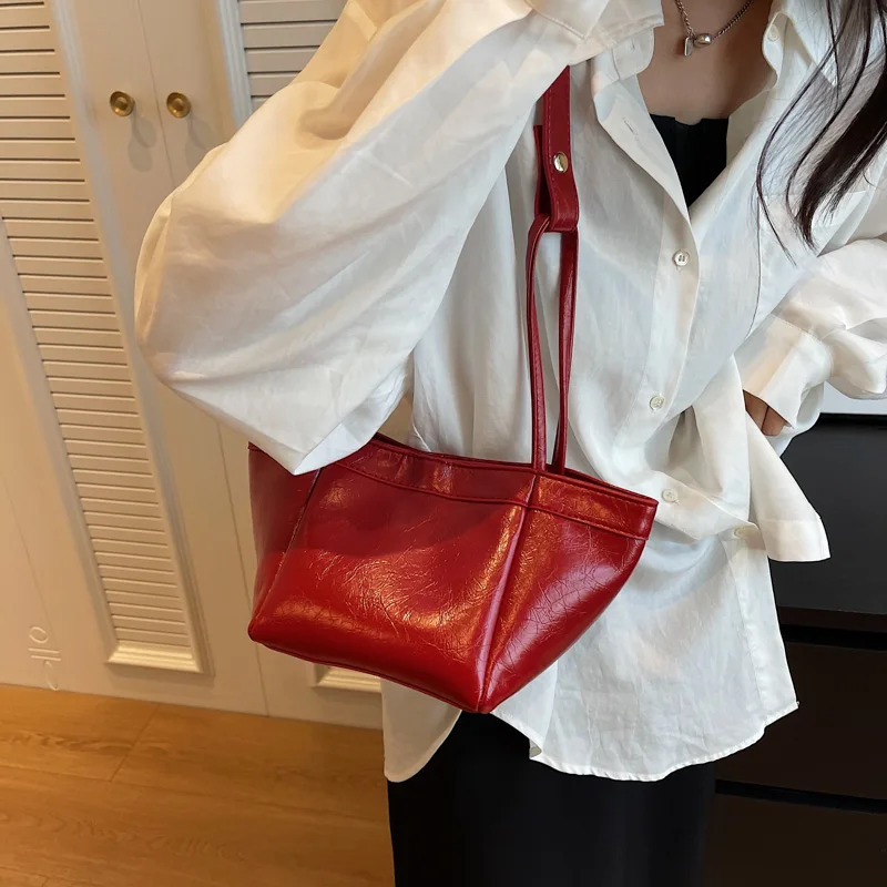 MOODS Deformable Shoulder Crossbody Bags For Women Dual-strap Mini Underarm Tote Bag 2024 New Luxury Designer Purses And Handbag