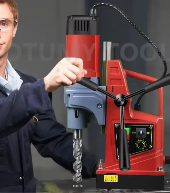 

Electric Magnetic Drill 220V Multifunctional Magnetic Drill Floor Drill Portable Industrial Grade Drilling Machine