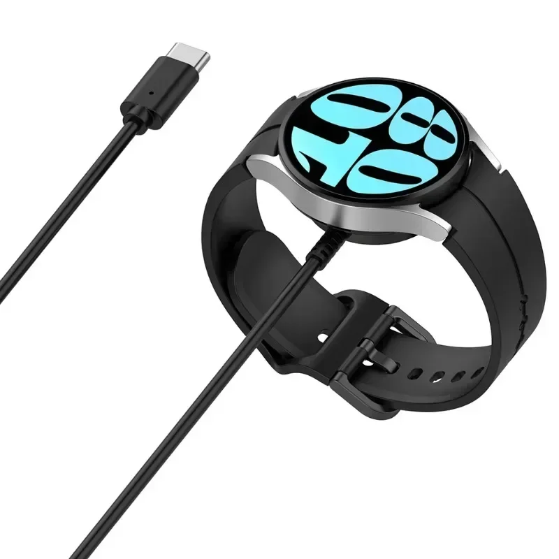 Fast Charger Dock for Samsung Galaxy Watch 6/6 Classic/5/5 Pro/4 Classic 4/Active 1 2 USB Type C Wireless Charging Cable