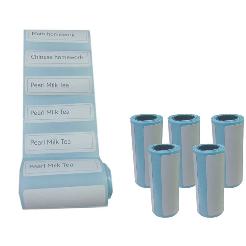 Mini Printer Paper Self-adhesive Thermal Papers HD Color Label Printers Wireless Label printer Inkless Printing Universal 57mm