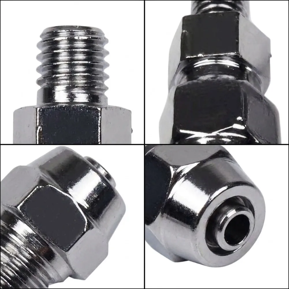 Cooling System Connector CNC Water Cooling Nozzle Precise Threaded Interface Stable Water Supply For 10MM Spindle