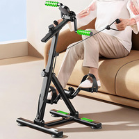 Physicotherapy Leg Trainer Elderly Bicycle Pedal Trainer Arm Leg Exercise Training Bike Upper Lower Limbs Rehabilitation Device