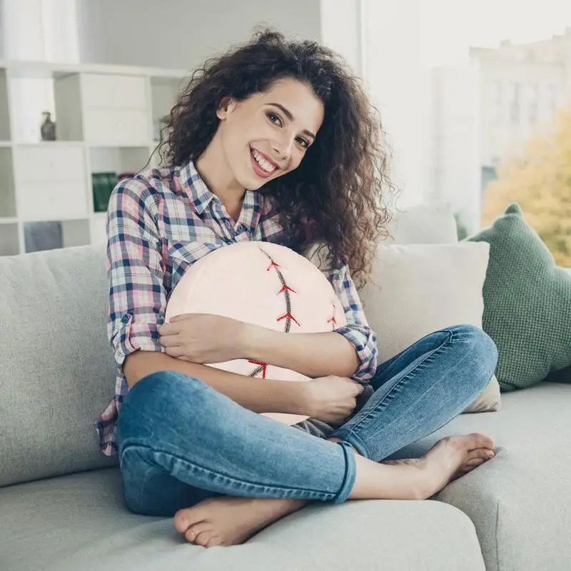 Poduszki sportowe Miękkie poduszki sportowe Przenośna wypchana poduszka Urocza dekoracja pokoju do salonu Sypialnia Gabinet