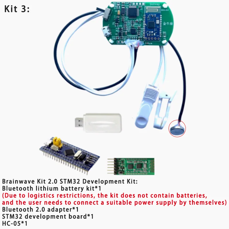 TGAM Brain Wave Sensor Idea Brain Wave Development Kit EEG Brain Wave Detection Analysis Module Neurosky