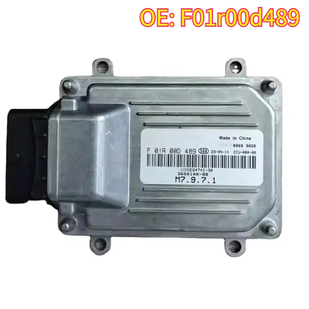

High quality New For F01r00d489 Auto Aftermarket Nieuwe ECU Motorcomputermodule Besturingseenheid F01R00D489 3600100 -98 M7.9.7