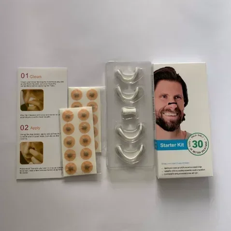 

Skin Safe Magnetic Nose Strips,Sport Nasal Dilator,Intake Breathing Nasal Strip Starter Kit Boost Oxygen Snore Reducing Aids